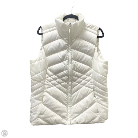 Vest Puffer & Quilted By The North Face In White, Size: L