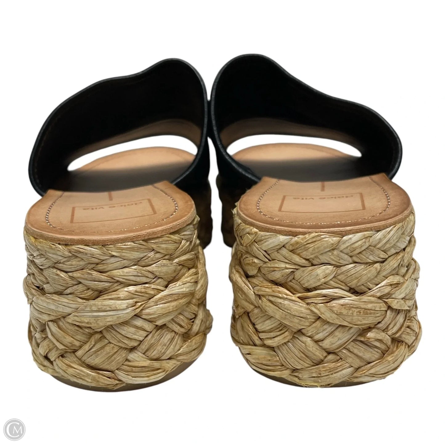 Sandals Heels Platform By Dolce Vita In Black & Tan, Size: 7.5