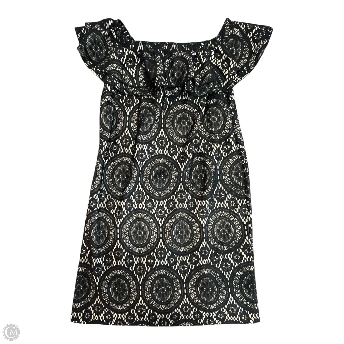Dress Casual Short By Tacera In Black & Tan, Size: Xl