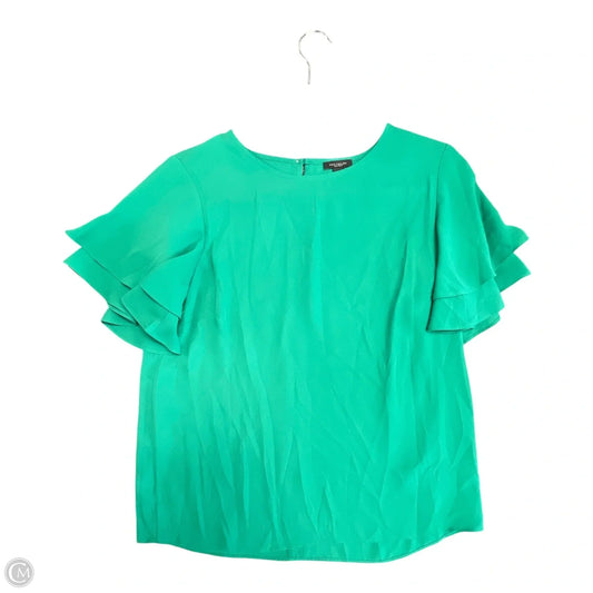 Top Short Sleeve By Ann Taylor In Green, Size: Xs