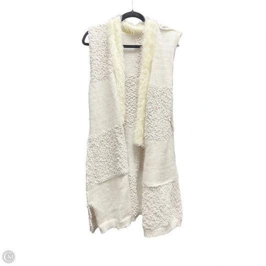 Vest Other By Lularoe In Cream & White, Size: Osfm