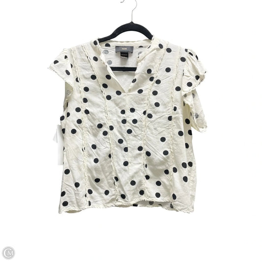 Top Short Sleeve By RAIN In Polkadot Pattern, Size: Mp