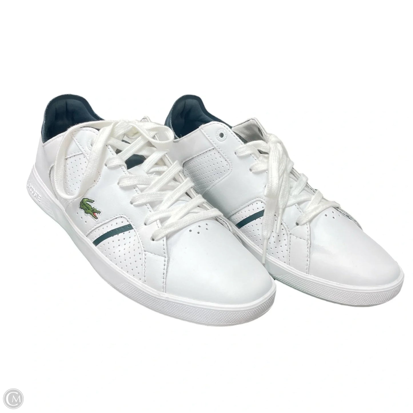 Shoes Athletic By Lacoste In White, Size: 10.5