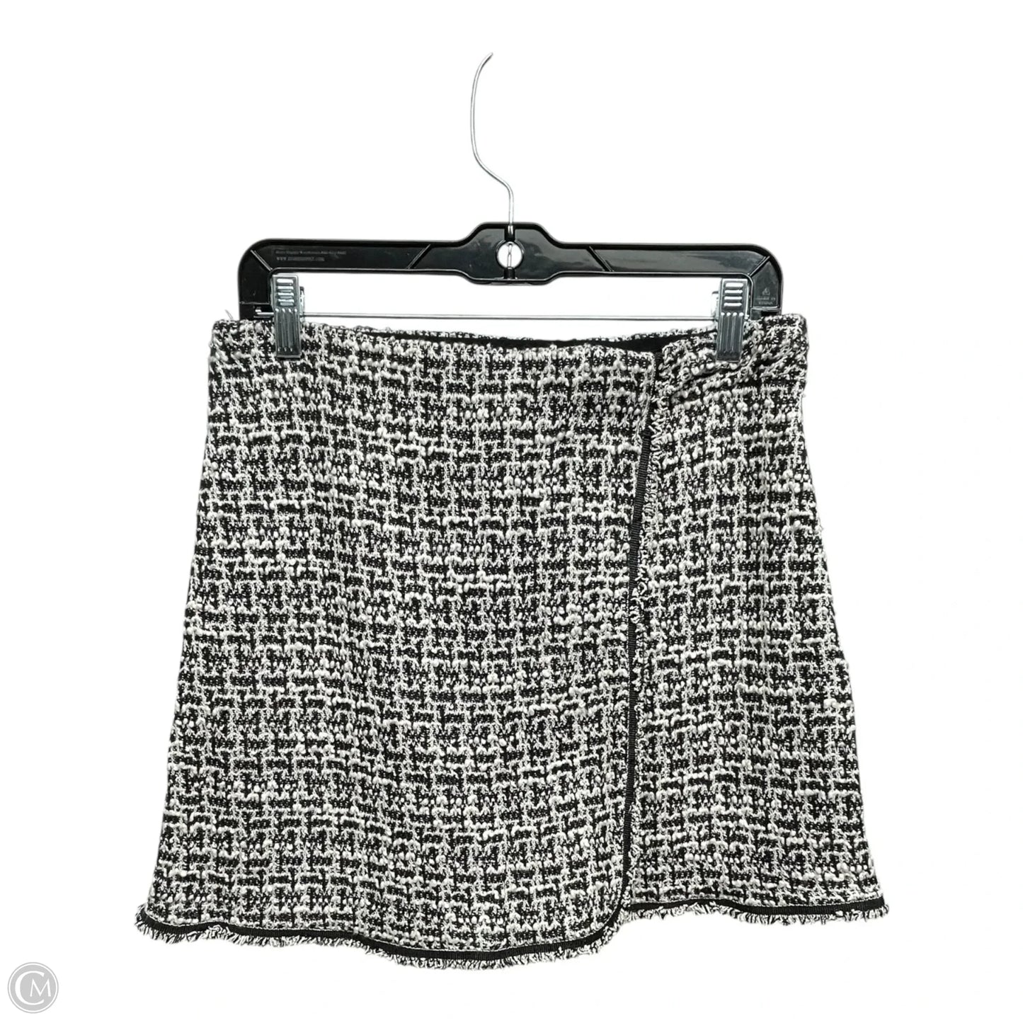 Skirt Mini & Short By Max Studio In Black & White, Size: M