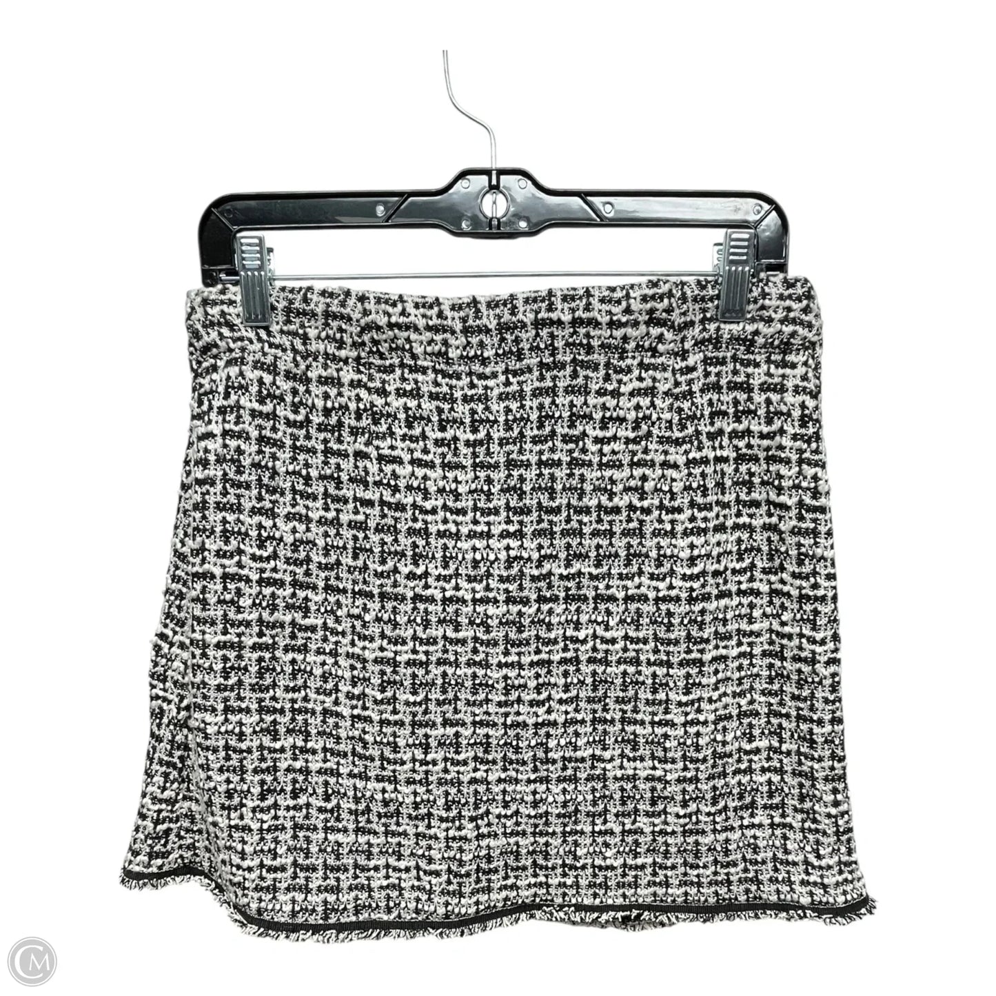 Skirt Mini & Short By Max Studio In Black & White, Size: M