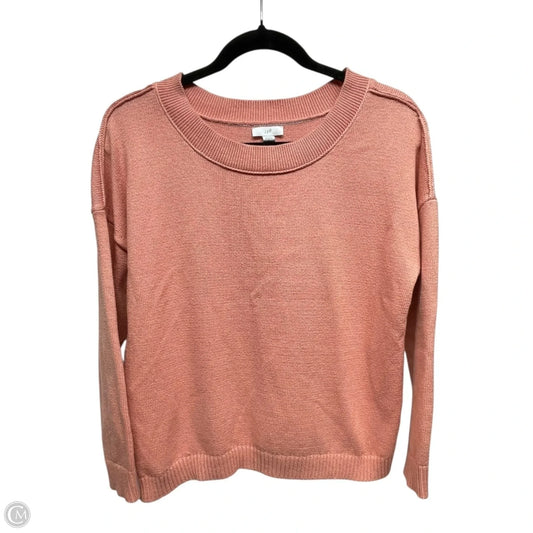 Sweater By J. Jill In Peach, Size: Xs