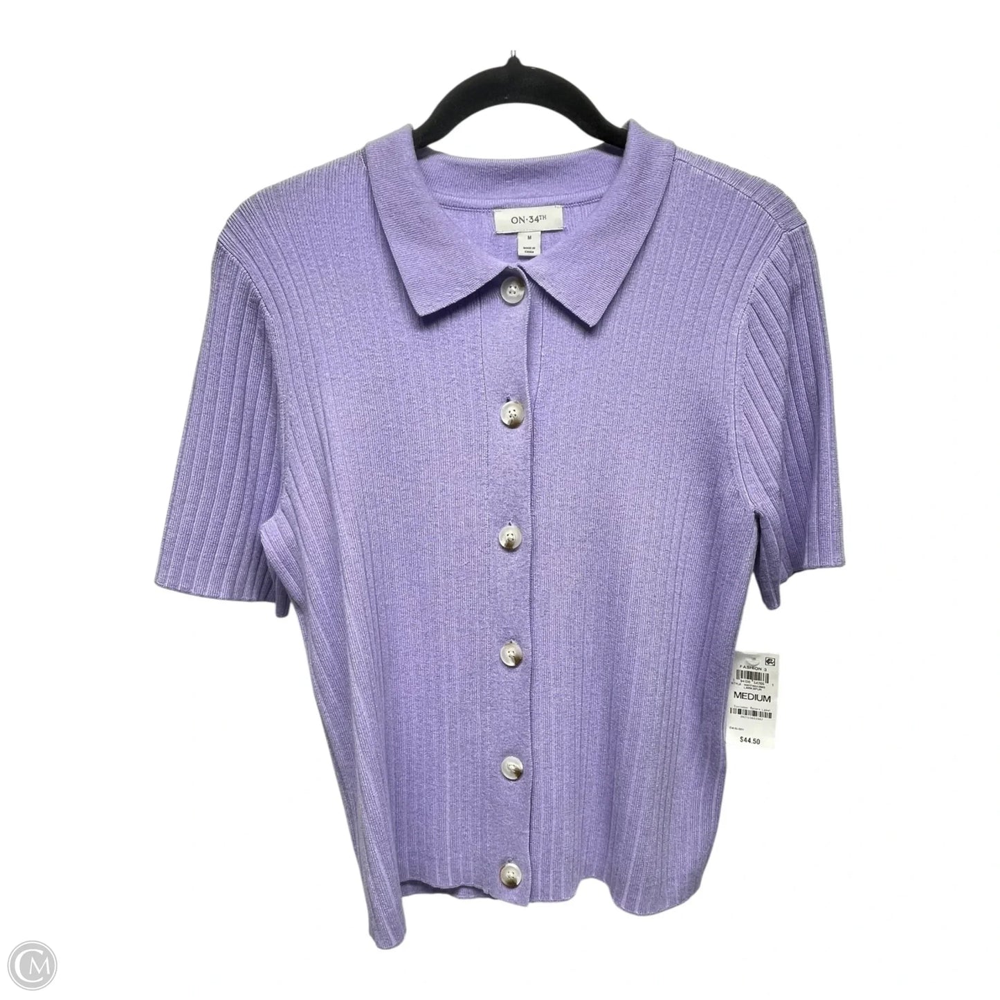 Sweater By ON 34th In Purple, Size: M