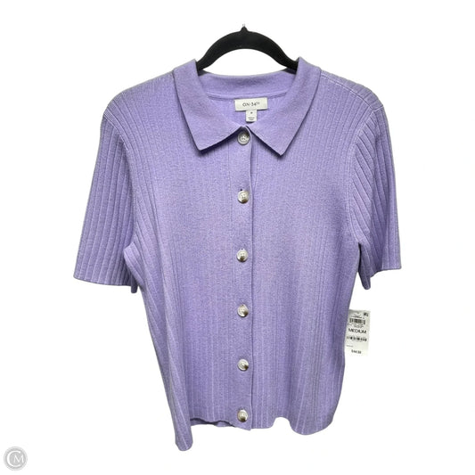 Sweater By ON 34th In Purple, Size: M