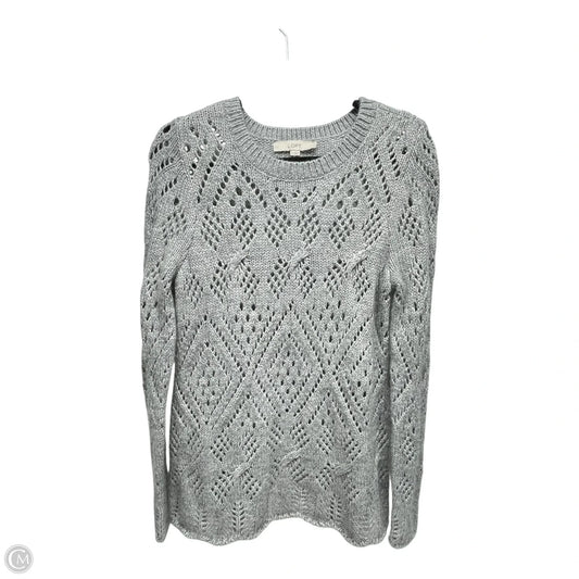 Sweater By Loft In Grey, Size: M
