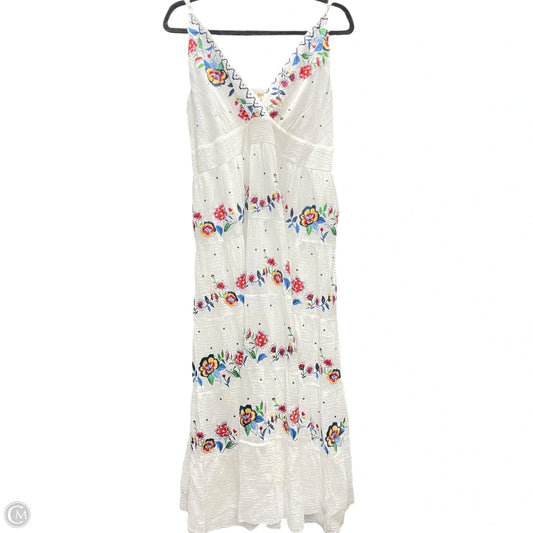 Dress Casual Midi By Reba In Floral Print, Size: Xl