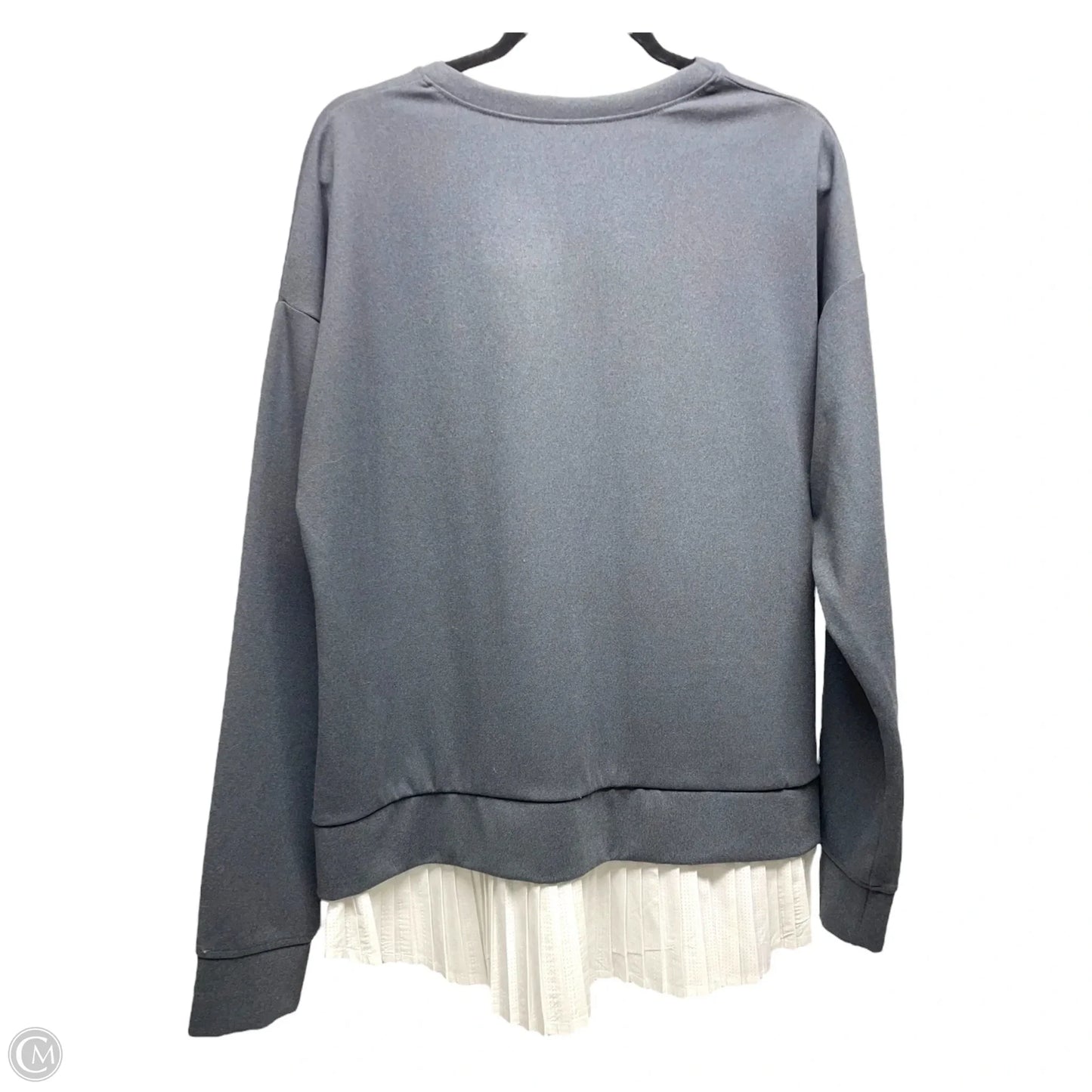 Athletic Sweatshirt Crewneck By Mpg In Grey, Size: Xxl