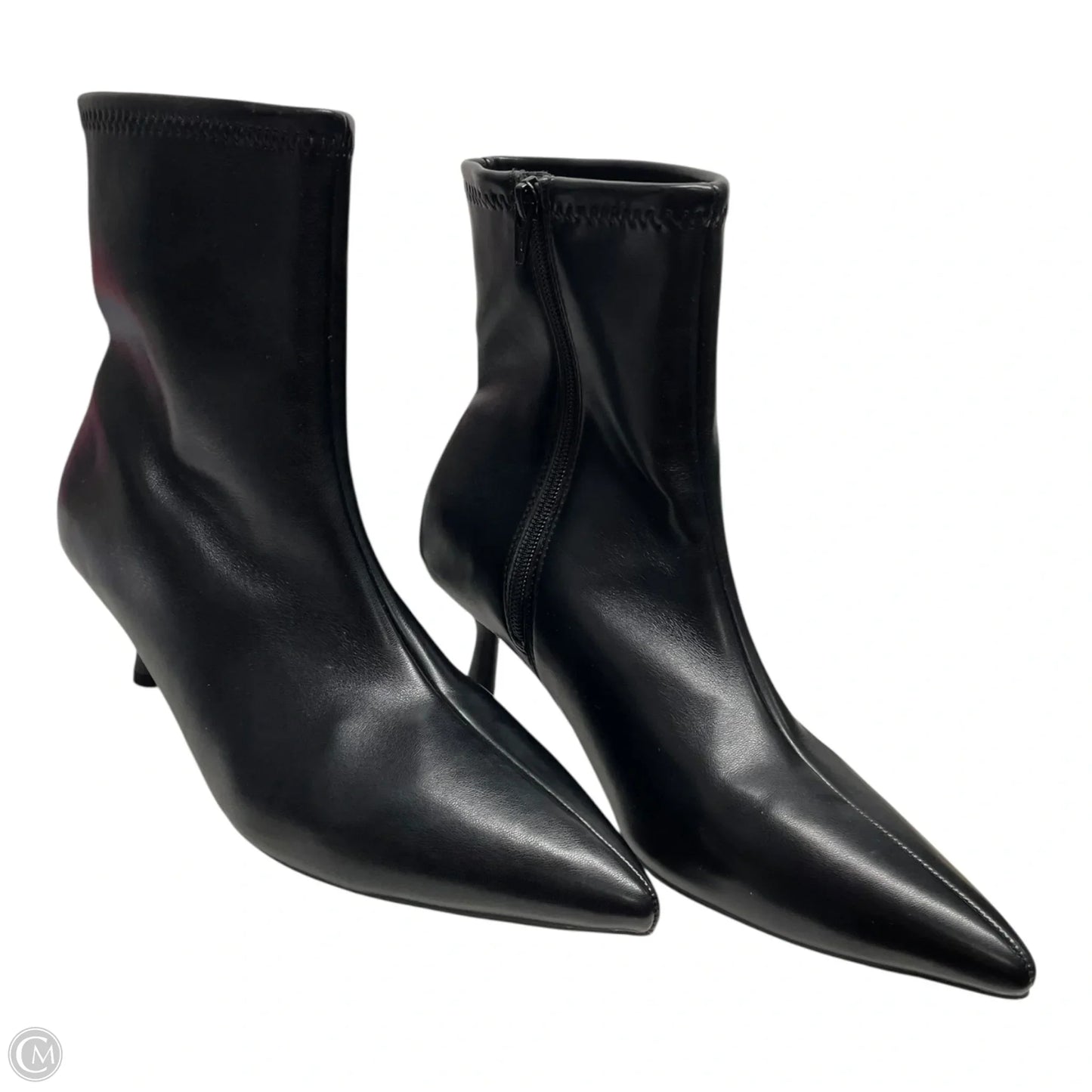 Boots Ankle Heels By A New Day In Black, Size: 9.5
