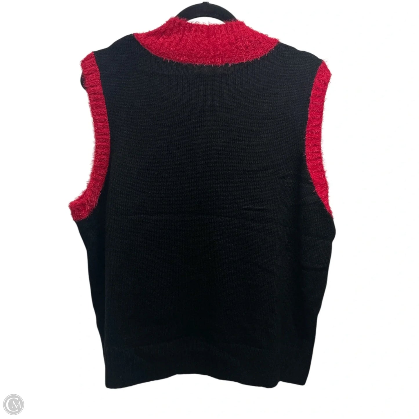Vest Sweater By 33 degrees - In Multi-colored, Size: 1x