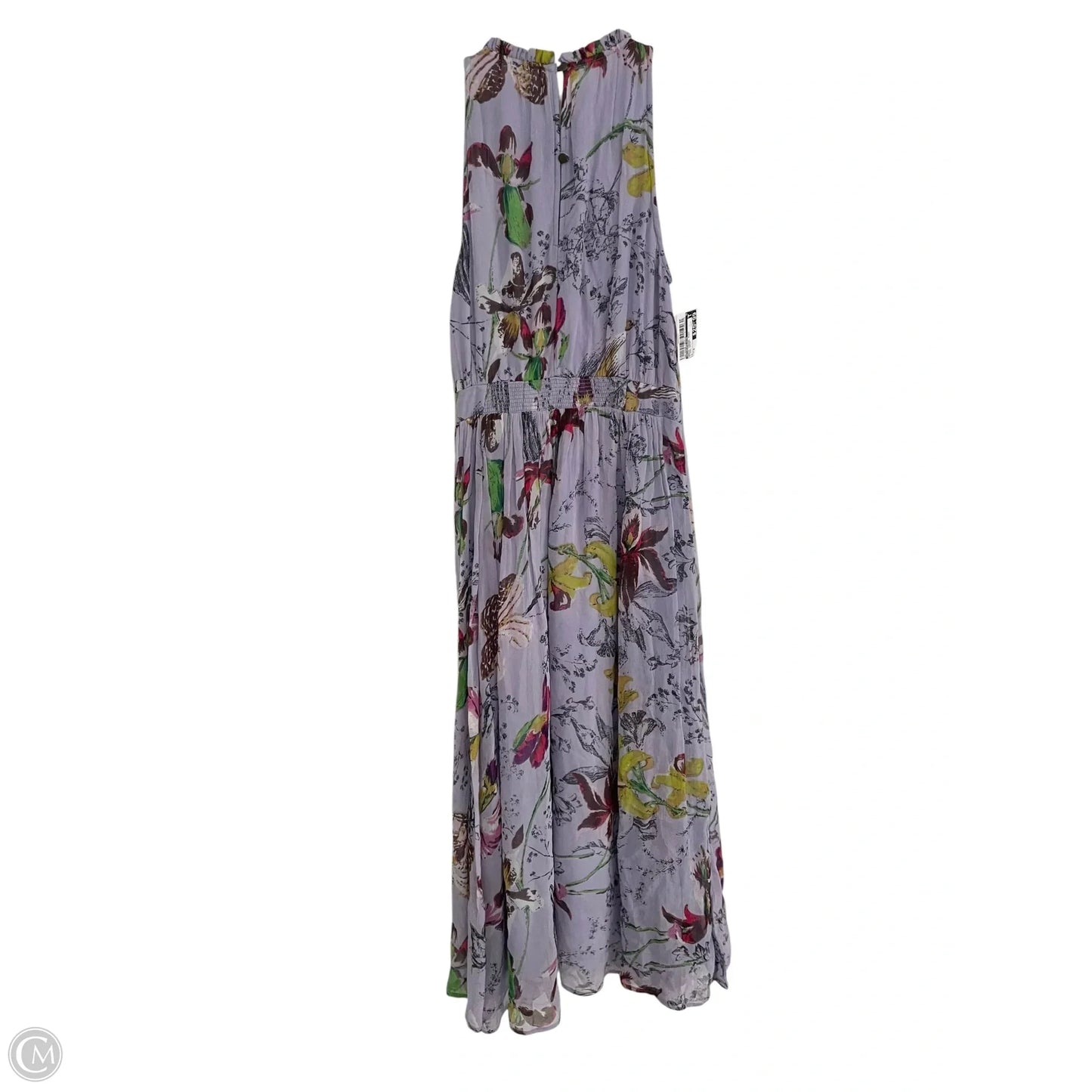 Dress Casual Midi By Anthropologie In Floral Print, Size: 0