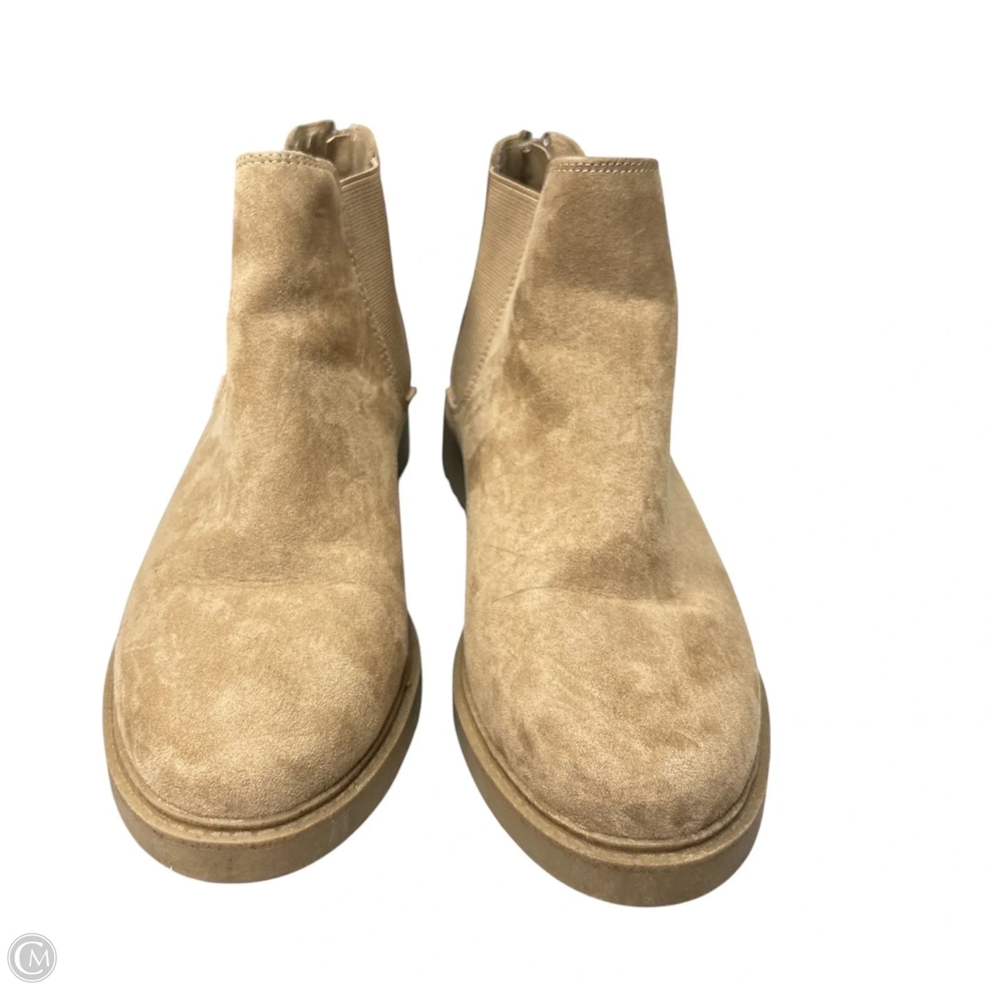 Boots Ankle Flats By Esprit In Tan, Size: 6.5