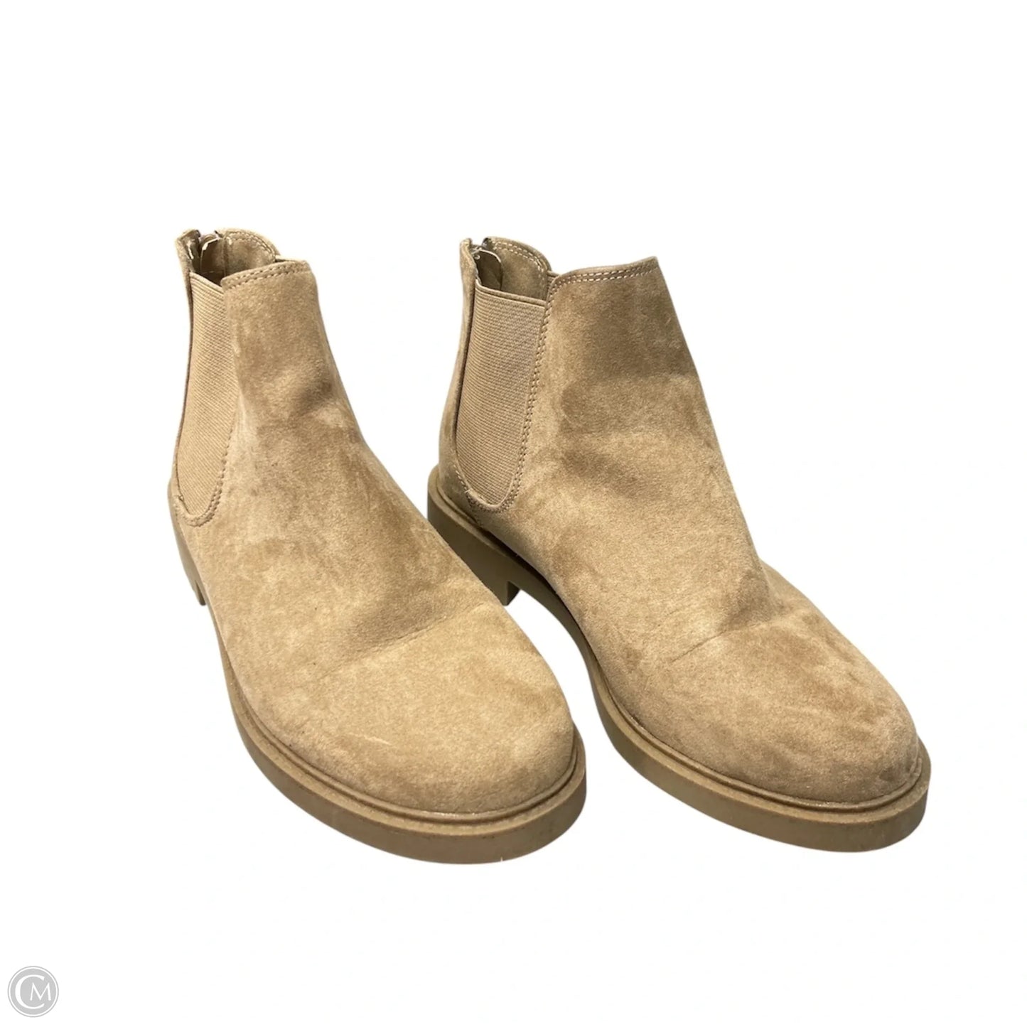 Boots Ankle Flats By Esprit In Tan, Size: 6.5