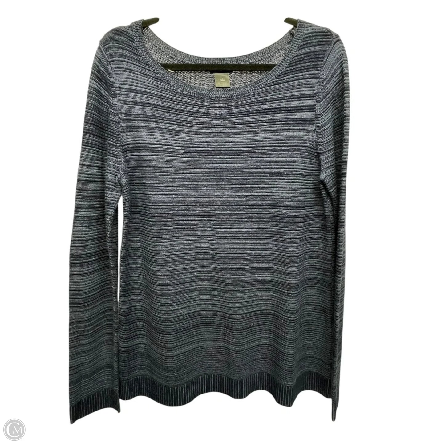 Sweater By Ann Taylor In Navy, Size: L