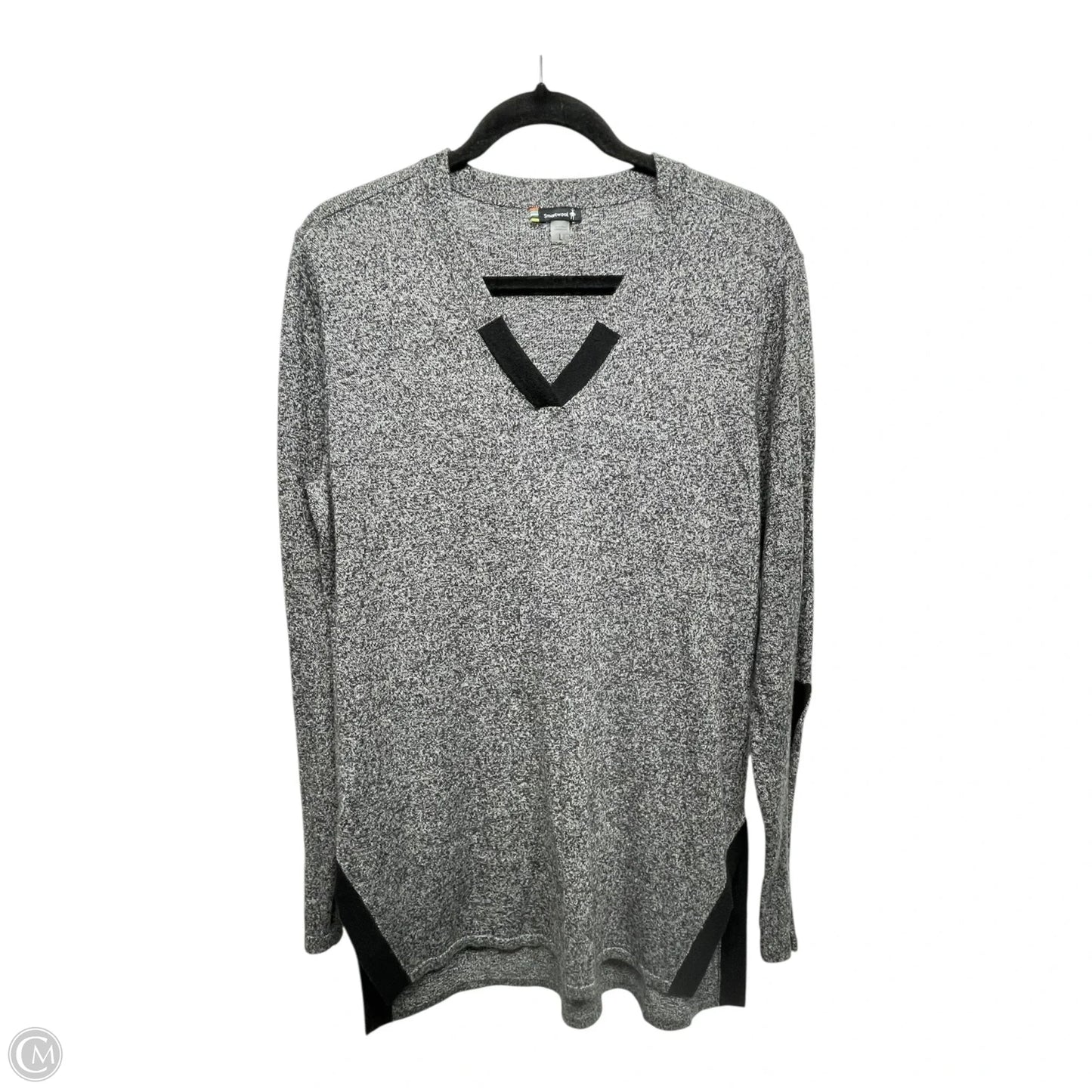 Tunic Long Sleeve By Smartwool In Grey, Size: L