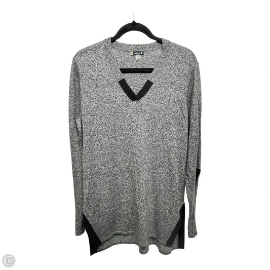 Tunic Long Sleeve By Smartwool In Grey, Size: L