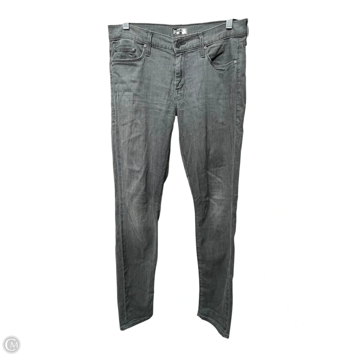 Jeans Skinny By Mother In Black Denim, Size: 8