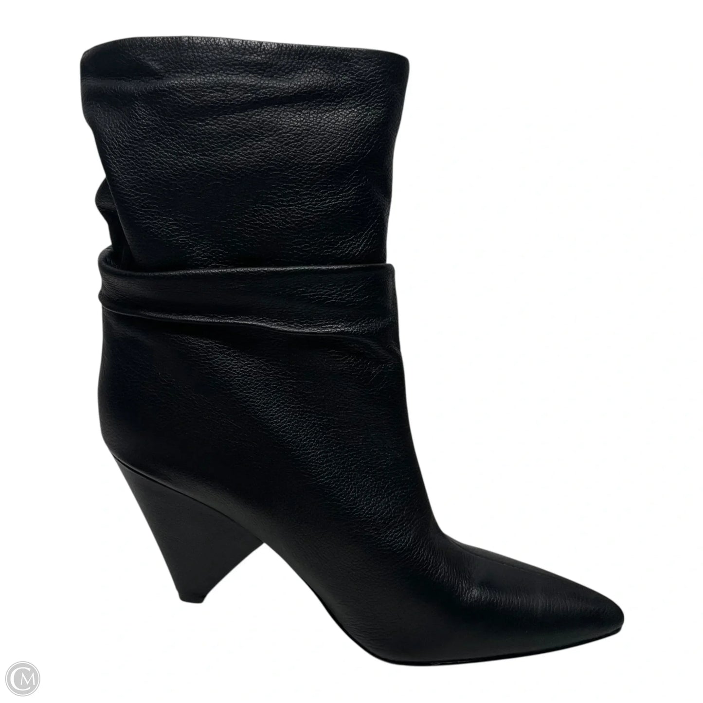 Boots Ankle Heels By Guess In Black, Size: 9.5