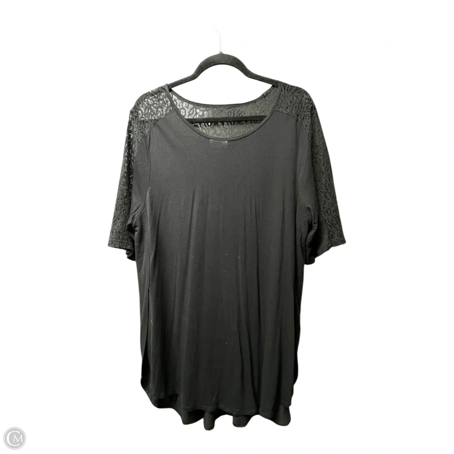 Top Short Sleeve By Old Navy In Black, Size: Xl