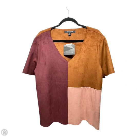 Top Short Sleeve By Marc New York In Multi-colored, Size: Xl
