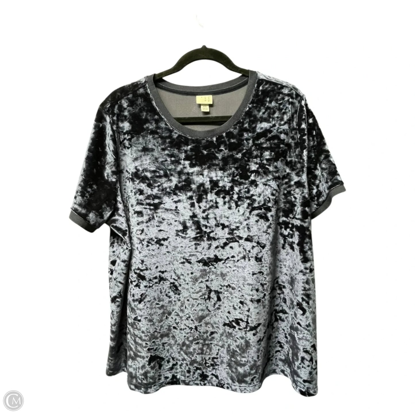 Top Short Sleeve By A New Day In Blue, Size: Xxl