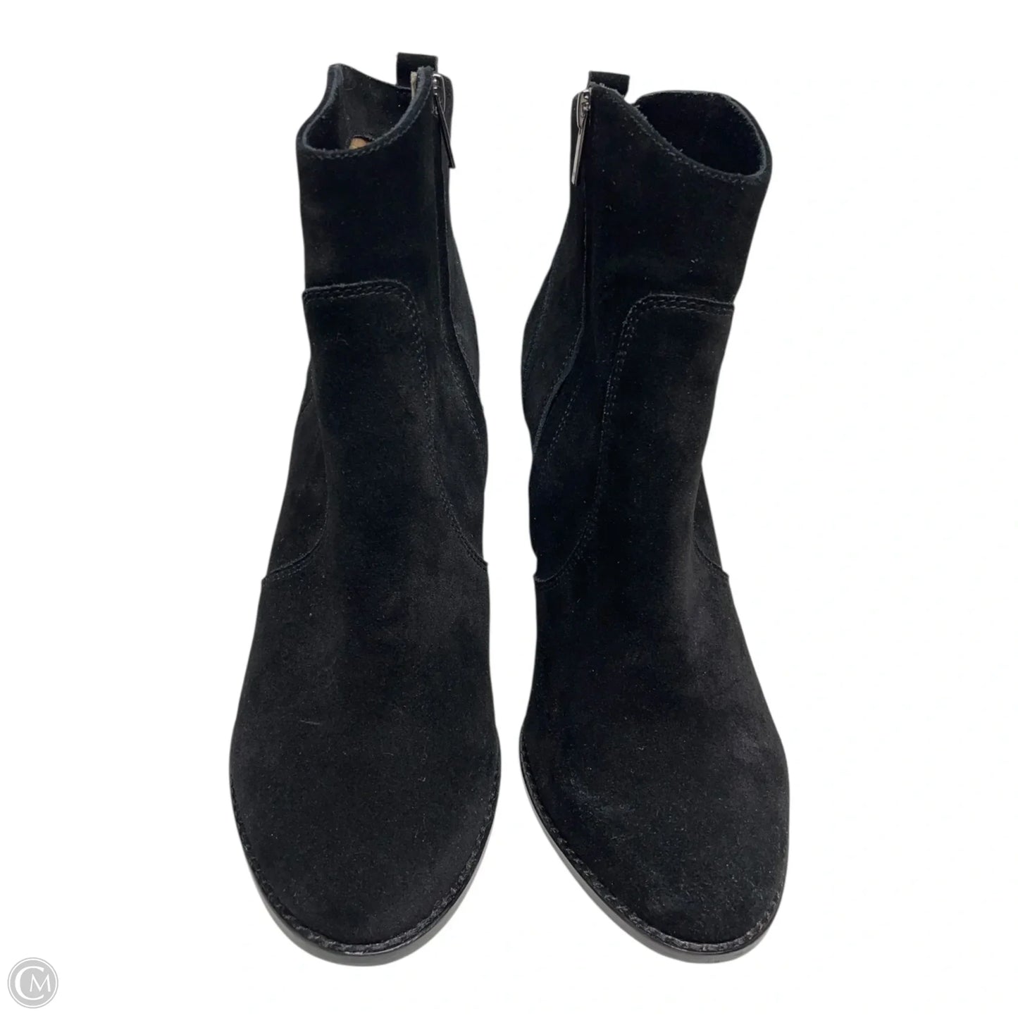 Boots Ankle Heels By Joie In Black, Size: 9.5