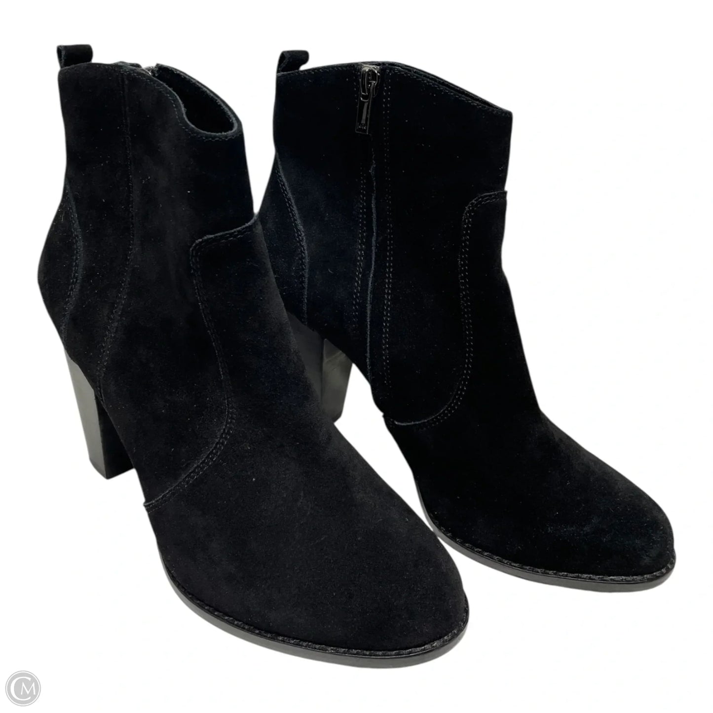 Boots Ankle Heels By Joie In Black, Size: 9.5
