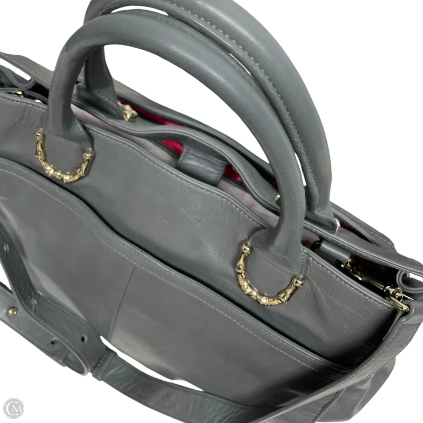 Handbag Leather By elaine turner , Size: Medium