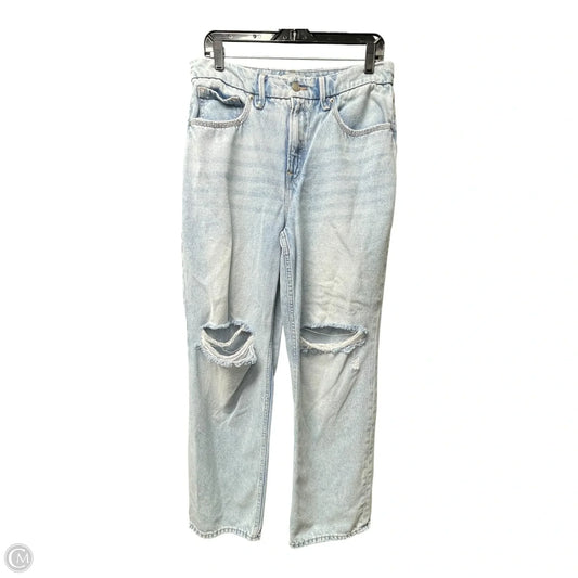 Jeans Straight By Good American In Blue Denim, Size: 8