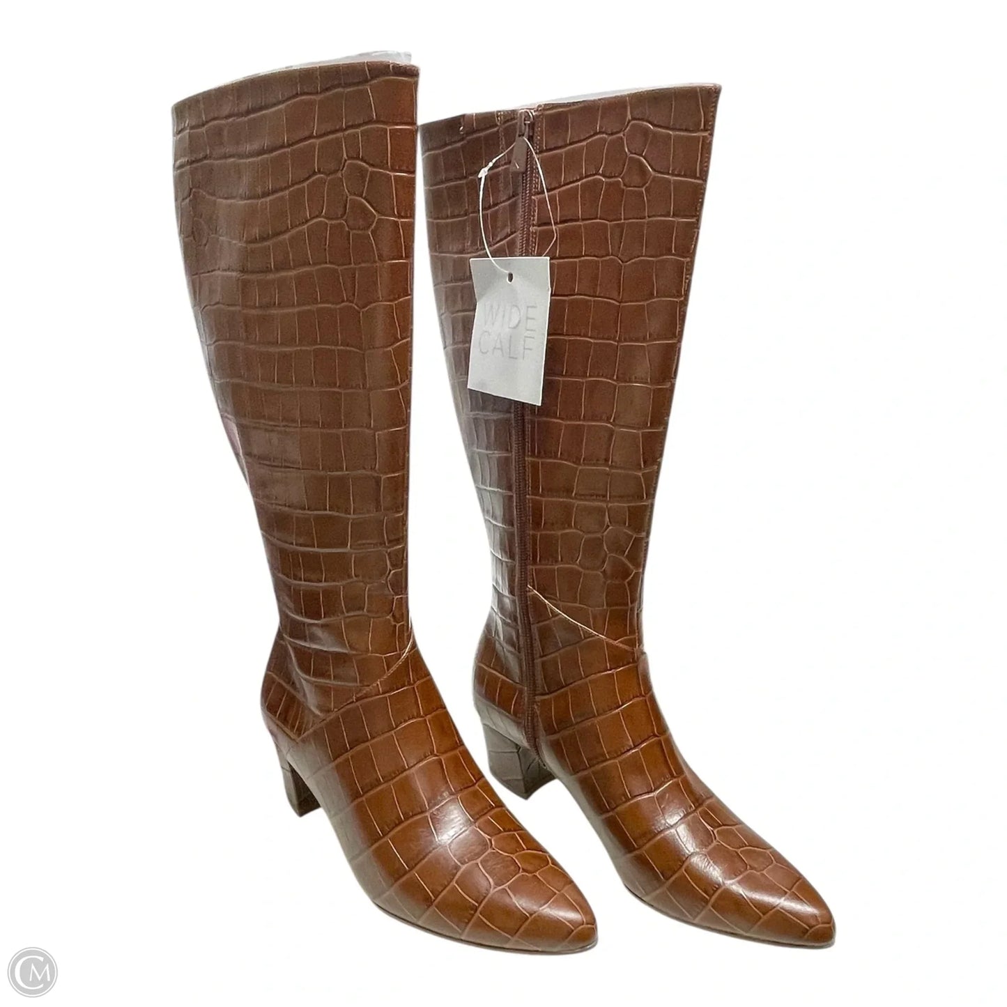 Boots Mid-calf Heels By Naturalizer In Brown, Size: 6.5