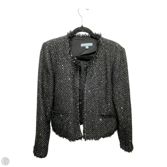 Blazer By Antonio Melani In Black & Gold, Size: 12