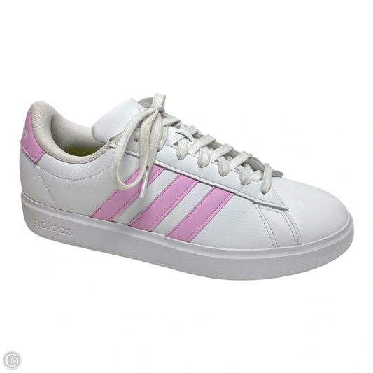 Shoes Sneakers By Adidas In Pink & White, Size: 8.5
