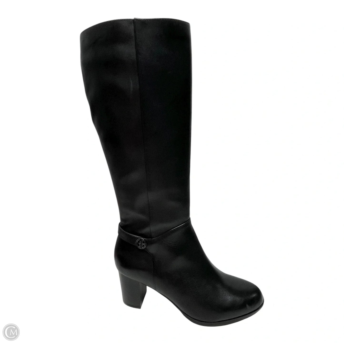 Boots Leather By Giani Bernini In Black, Size: 10
