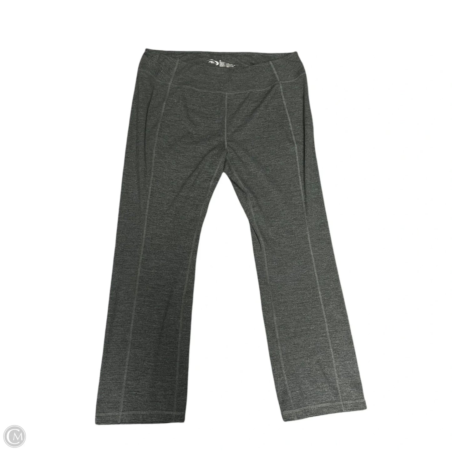Athletic Leggings By Mta Sport In Grey, Size: 3x