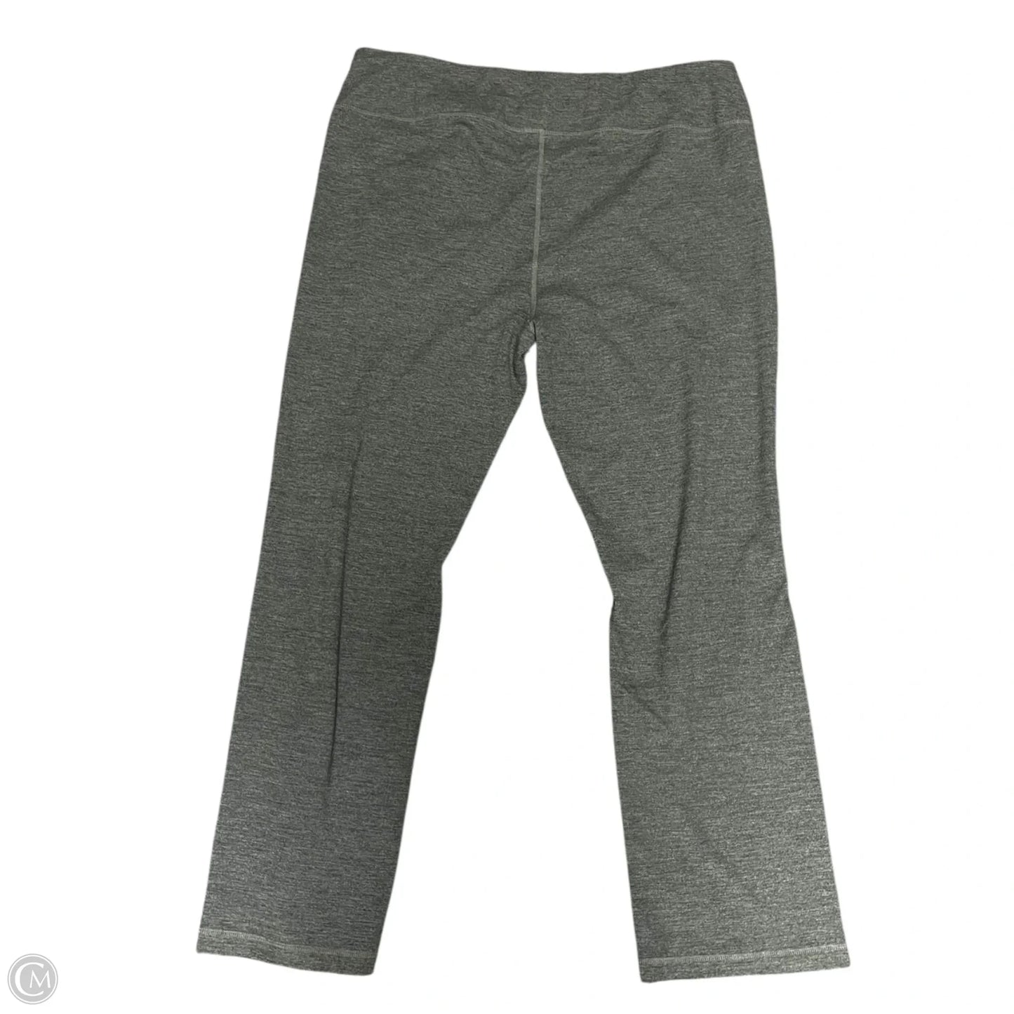 Athletic Leggings By Mta Sport In Grey, Size: 3x