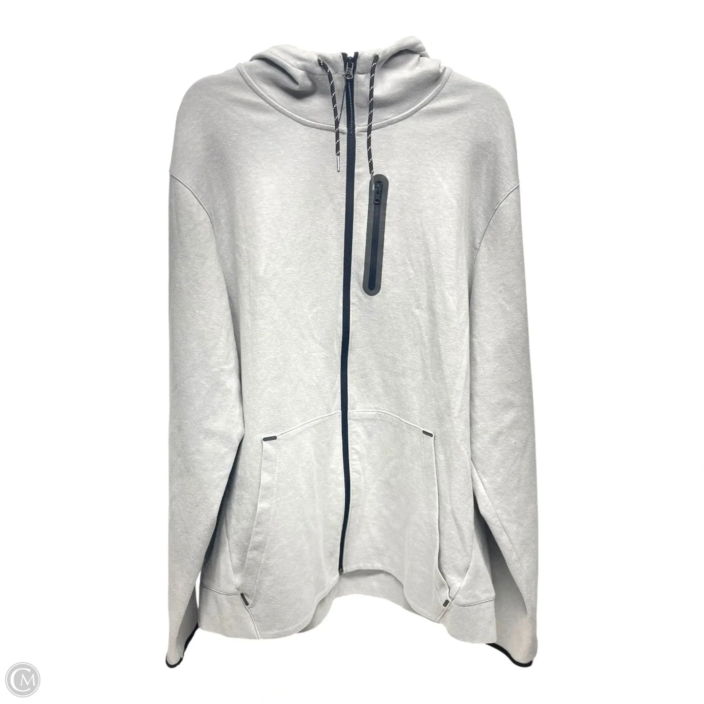 Athletic Jacket By Old Navy In Grey, Size: Xxl