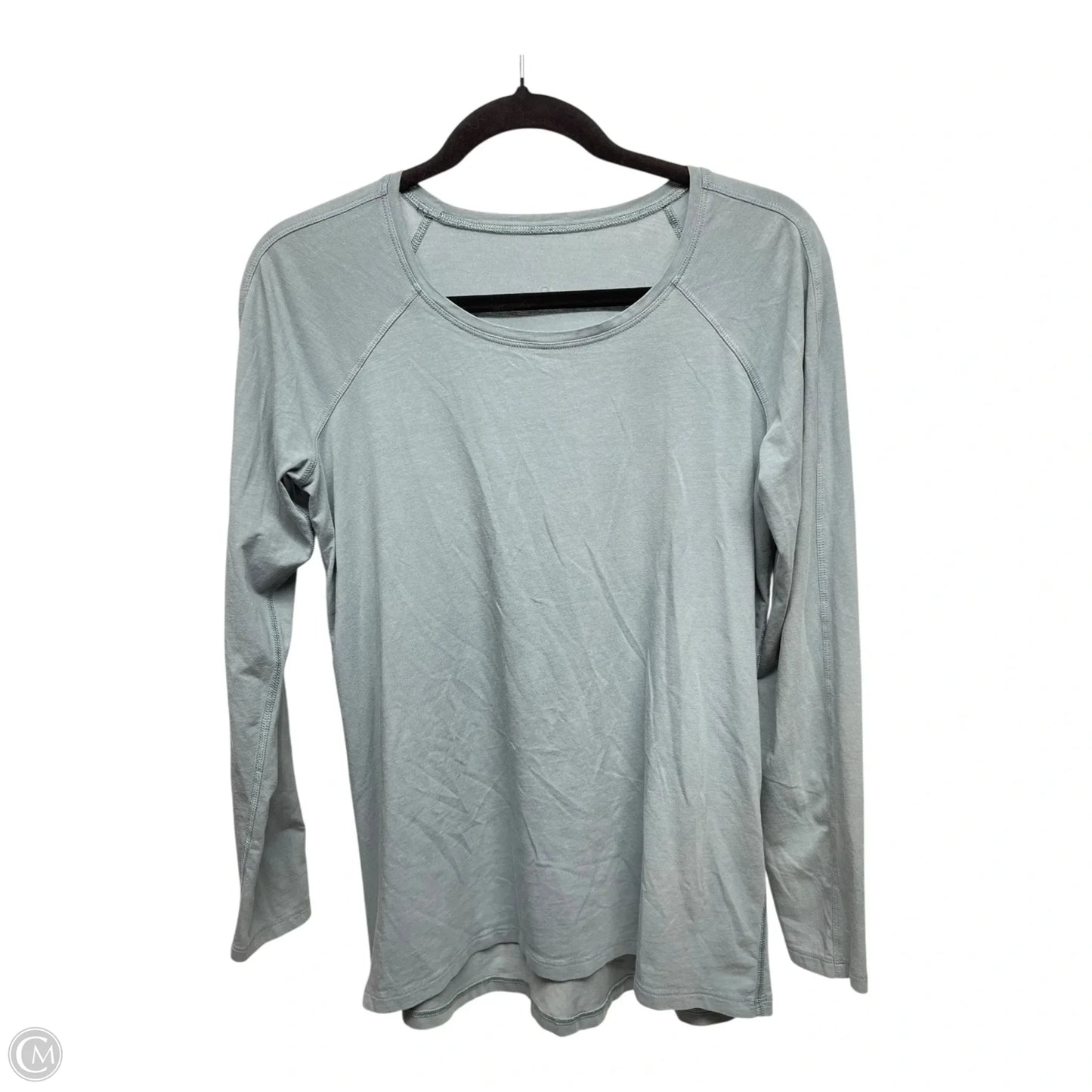 Athletic Top Long Sleeve Crewneck By Lululemon In Blue, Size: S