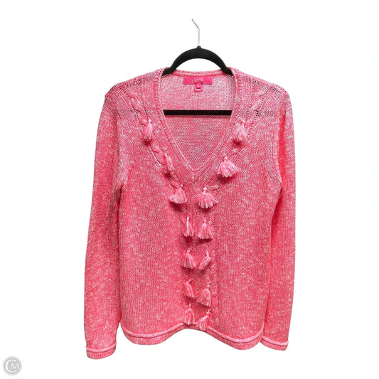 Sweater Designer By Lilly Pulitzer In Pink, Size: L