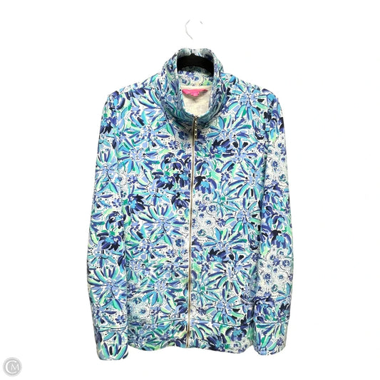 Jacket Designer By Lilly Pulitzer In Floral Print, Size: L