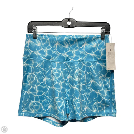 Athletic Shorts By Buffbunny In Blue & White, Size: 2x