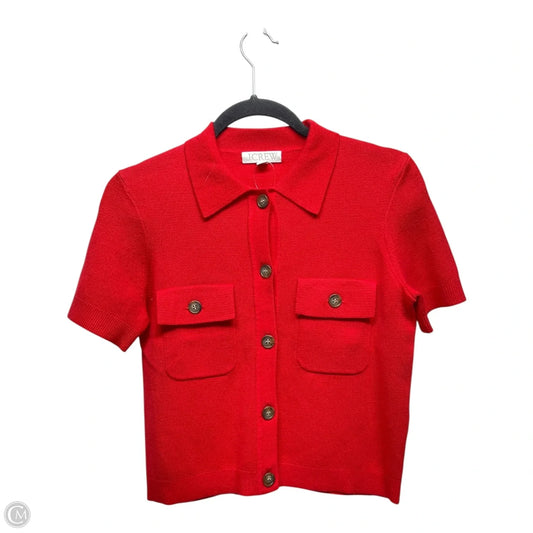 Cardigan By J. Crew In Red, Size: Xxs