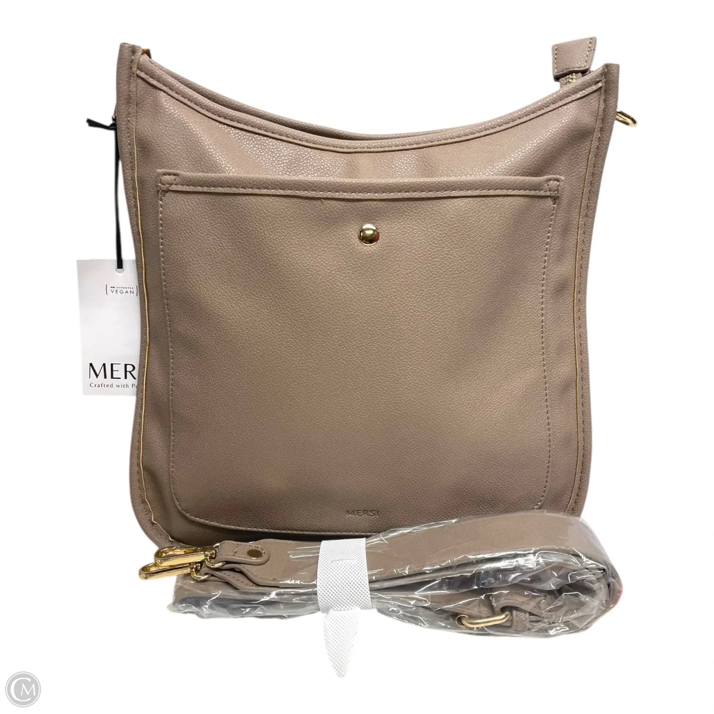 Crossbody Leather By MERSI, Size: Medium