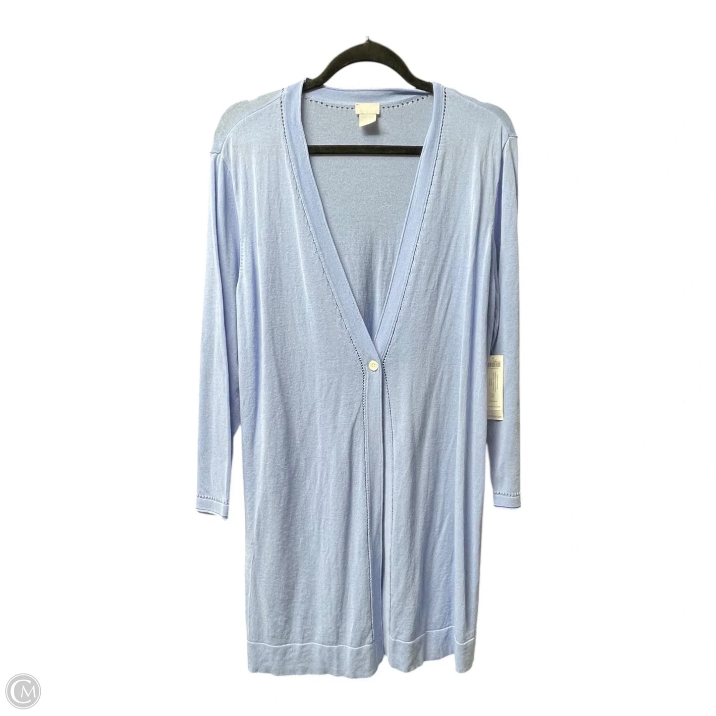 Cardigan By Chicos In Blue, Size: L