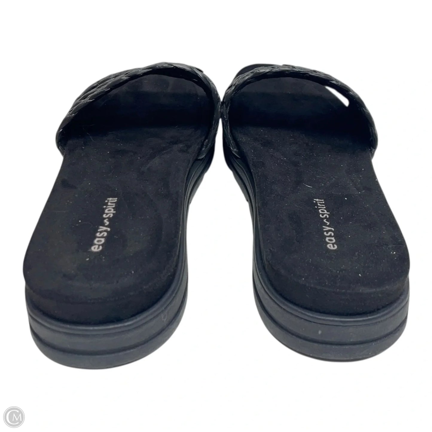 Sandals Flats By Easy Spirit In Black, Size: 10