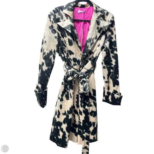 Coat Trench Coat By nichole lynel  In Animal Print, Size: S