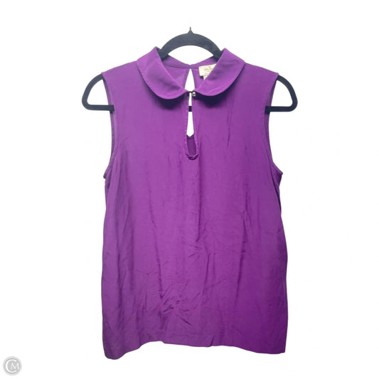 Blouse Designer By Kate Spade In Purple, Size: 4