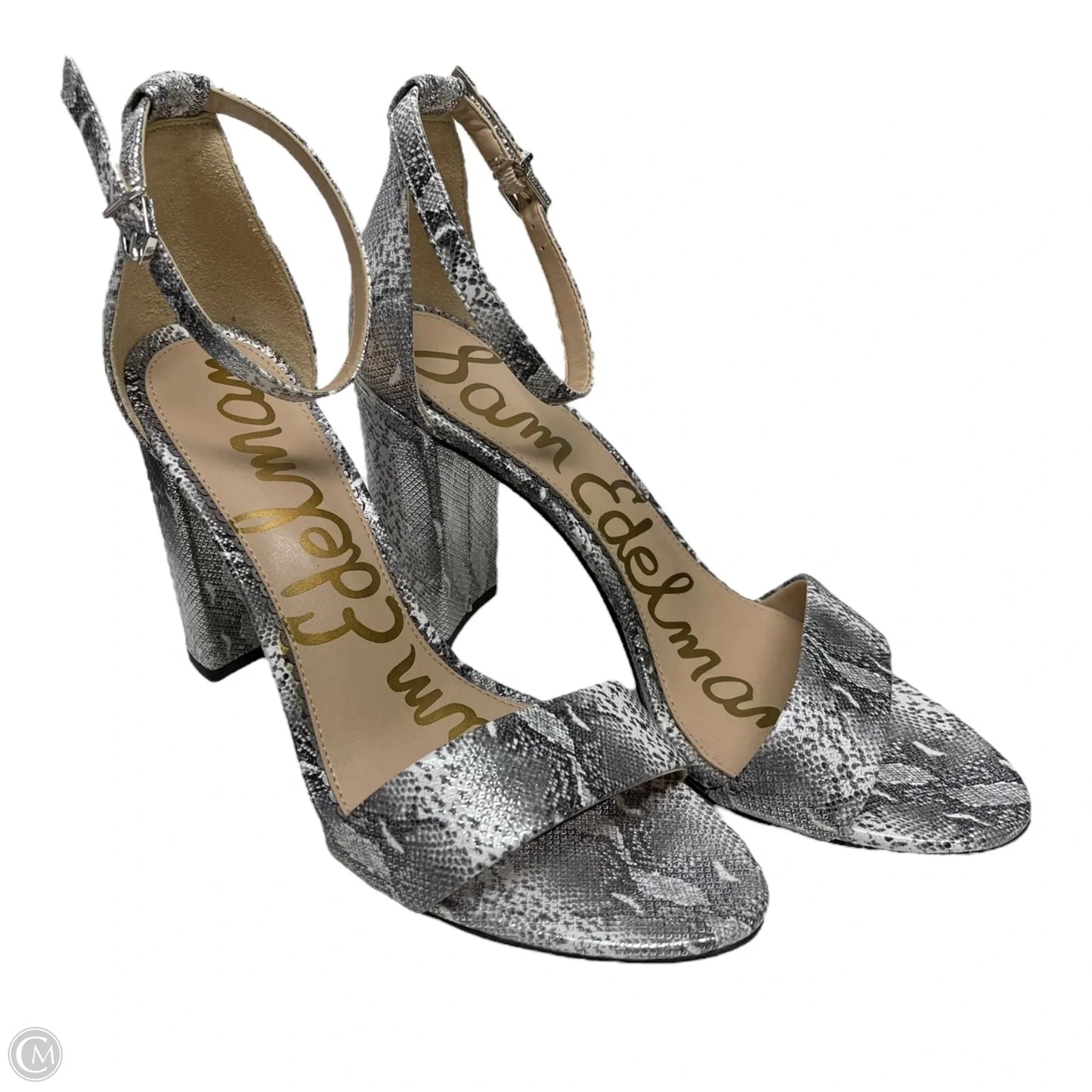Shoes Heels Block By Sam Edelman In Snakeskin Print, Size: 9
